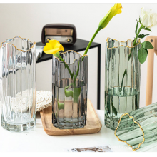 Северная простая стеклянная ваза цветок для домашнего украшения